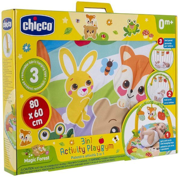 CHICCO משטח פעילות 3 ב-1 ג’י